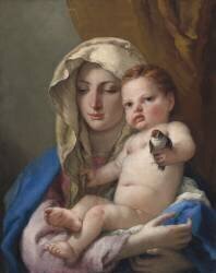 La Madone du Chardonneret (Giambattista Tiepolo) - Muzeo.com
