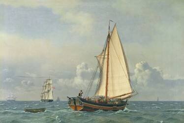 La mer (Christoffer Wilhelm Eckersberg) - Muzeo.com