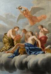 La Naissance de l'Amour (Eustache Le Sueur) - Muzeo.com