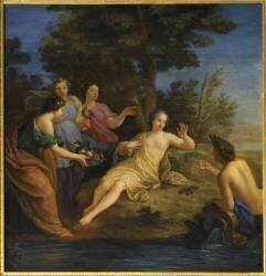 La Nature recevant l'hommage des quatre Eléments (Bon Boullogne l'Aîné) - Muzeo.com