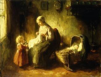 La petite aide de la mère (Bernard de Hoog) - Muzeo.com