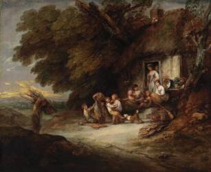 La Porte du Chalet (Thomas Gainsborough) - Muzeo.com