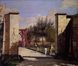 La porte nord de la Citadelle (Christen Schjellerup Kobke) - Muzeo.com