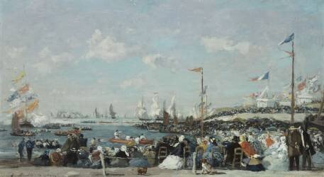 La régate du Havre (Eugène Boudin) - Muzeo.com