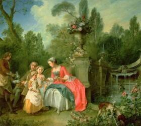 La Tasse de Chocolat (Nicolas Lancret) - Muzeo.com