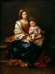 La Vierge au chapelet (Bartolomé Esteban Murillo) - Muzeo.com