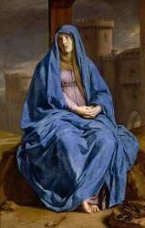 La Vierge de douleur au pied de la croix (Philippe de Champaigne) - Muzeo.com