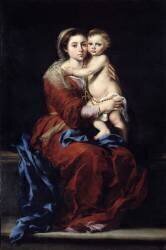 La vierge du rosaire (Bartolomé Esteban Murillo) - Muzeo.com