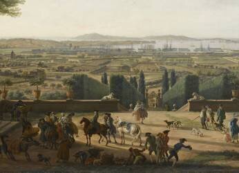 La Ville et la rade de Toulon (Joseph Vernet) - Muzeo.com