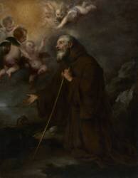 La vision de saint François de Paule (Bartolomé Esteban Murillo) - Muzeo.com
