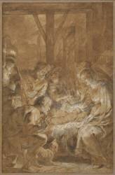 L'adoration des bergers (Pierre Paul Rubens) - Muzeo.com
