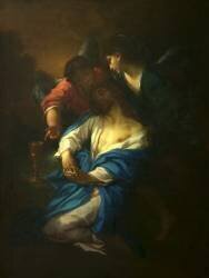 L'agonie dans le jardin (Benedetto Luti) - Muzeo.com