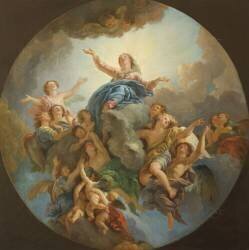 L'Ascension de la Vierge (Charles de la Fosse) - Muzeo.com