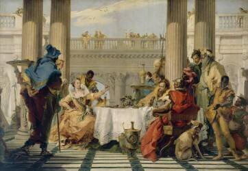 Le Banquet de Cléopâtre (Giambattista Tiepolo) - Muzeo.com