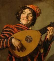 Le Bouffon au luth (Frans Hals) - Muzeo.com