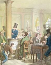 Le Café du Commerce (Georg Emanuel Opitz) - Muzeo.com