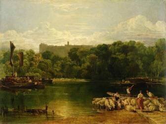 Le château de Windsor depuis la Tamise (Joseph Mallord William Turner) - Muzeo.com