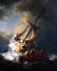 Le Christ dans la Tempête sur la Mer de Galilée (Rembrandt) - Muzeo.com