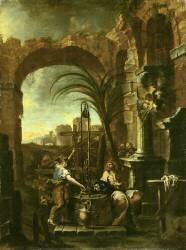 Le Christ et la Samaritaine (Alessandro Magnasco) - Muzeo.com