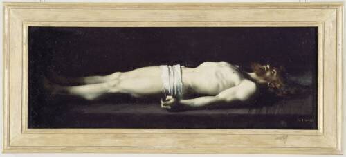 Le Christ mort ou Jésus au tombeau (Jean-Jacques Henner) - Muzeo.com