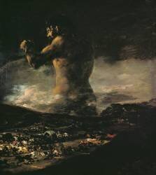 Le colosse (Francisco de Goya) - Muzeo.com