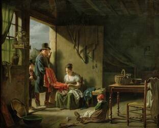 Le colporteur (Martin Drolling) - Muzeo.com