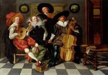 Le concert (Pieter Jacob Codde) - Muzeo.com