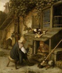 Le Cordonnier (Isaak van Ostade) - Muzeo.com
