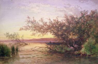Le coucher du soleil (Félix Ziem) - Muzeo.com
