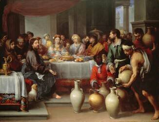Le festin de mariage à Cana (Bartolomé Esteban Murillo) - Muzeo.com