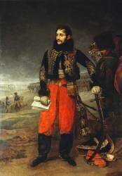 Le général Antoine de Lasalle recevant la capitulation de la garnison de Stettin le 30 octobre 1806 (Antoine-Jean Gros) - Muzeo.com
