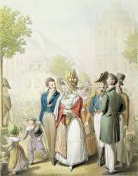 Le Jardin des Tuileries (Georg Emanuel Opitz) - Muzeo.com