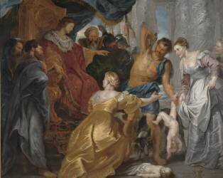 Le jugement de Salomon (Pierre Paul Rubens) - Muzeo.com
