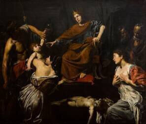 Le Jugement de Salomon (Valentin de Boulogne) - Muzeo.com