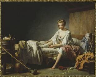 Le lever de Fanchon (Nicolas-Bernard Lépicié) - Muzeo.com