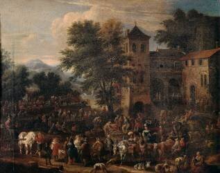 Le marché (Mathys Schoevaerdts) - Muzeo.com