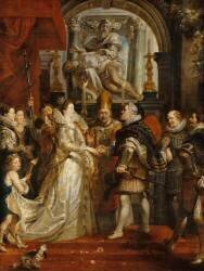 Le Mariage par procuration de Marie de Médicis et d'Henri IV, à Florence le 5 octobre 1600 (Pierre Paul Rubens) - Muzeo.com