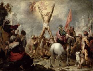 Le martyre de Saint-André (Bartolomé Esteban Murillo) - Muzeo.com