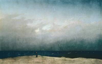 Le Moine au bord de la mer (Caspar David Friedrich) - Muzeo.com