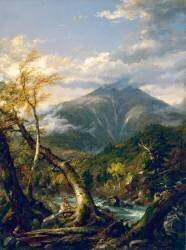 Le Mont Marcy depuis la rivière Opalescent (Thomas Cole) - Muzeo.com