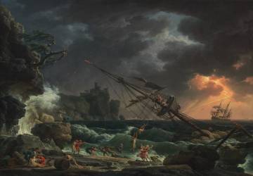 Le naufrage (Joseph Vernet) - Muzeo.com
