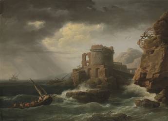 Le naufrage (Joseph Vernet) - Muzeo.com