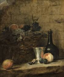 Le Panier de Raisin (Jean Siméon Chardin) - Muzeo.com