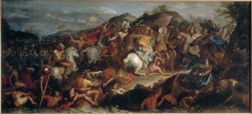 Le passage du Granique (Charles Le Brun) - Muzeo.com