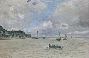 Le phare de l'hospice (Claude Monet) - Muzeo.com