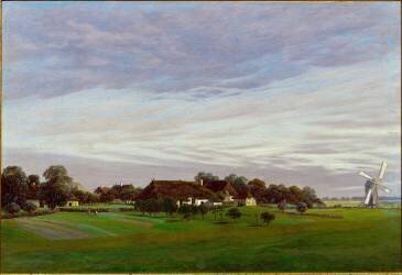 Le plat pays, environs de Greifswald (Caspar David Friedrich) - Muzeo.com
