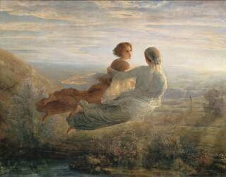 Le Poème de l'âme. Le vol de l'Âme (Louis Janmot) - Muzeo.com
