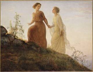 Le Poème de l'âme. Sur la montagne (Louis Janmot) - Muzeo.com