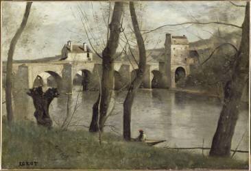 Le Pont de Mantes (Jean-Baptiste Camille Corot) - Muzeo.com
