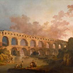 Le Pont du Gard (Hubert Robert) - Muzeo.com